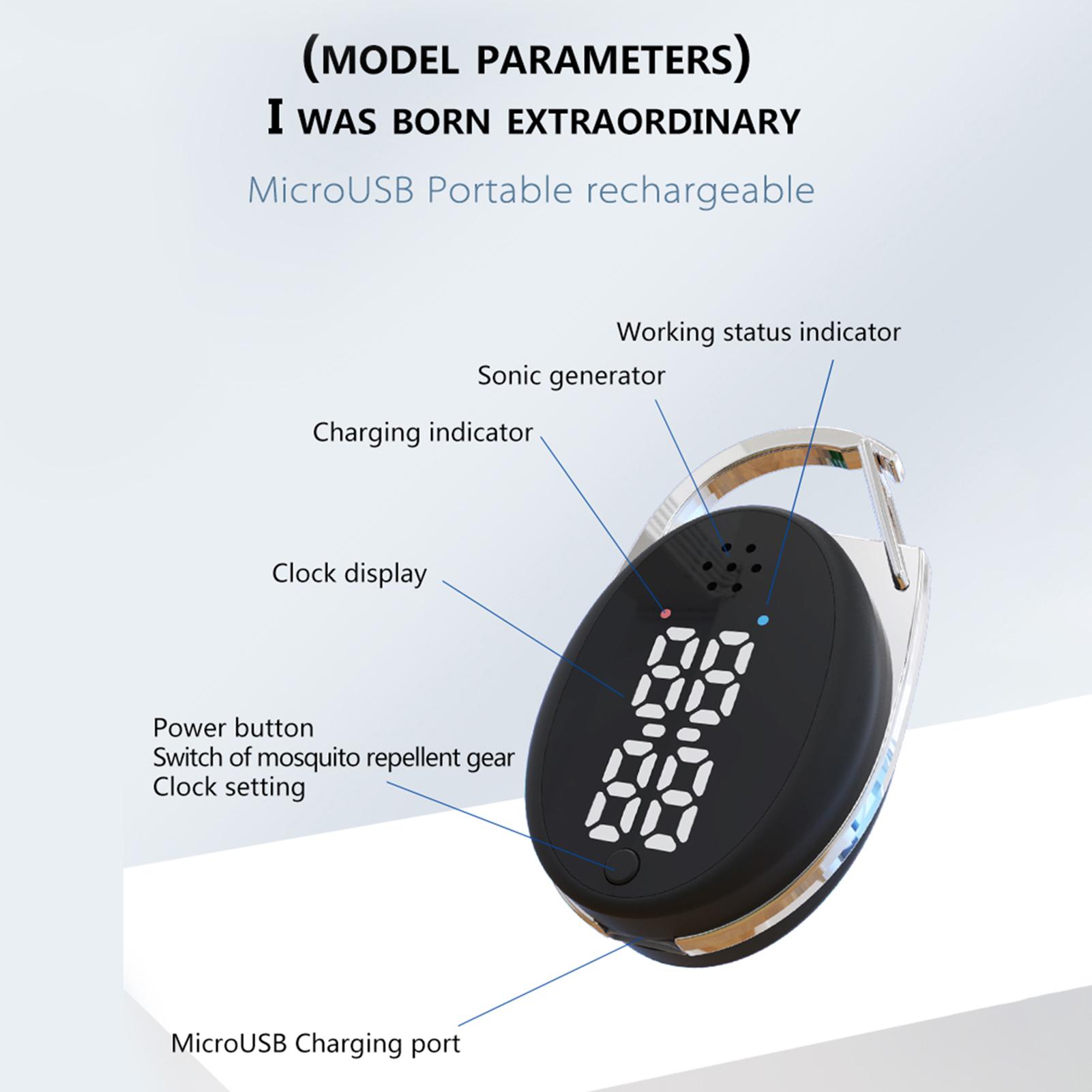 Máy đuổi muỗi bằng sóng âm thanh sạc USB
