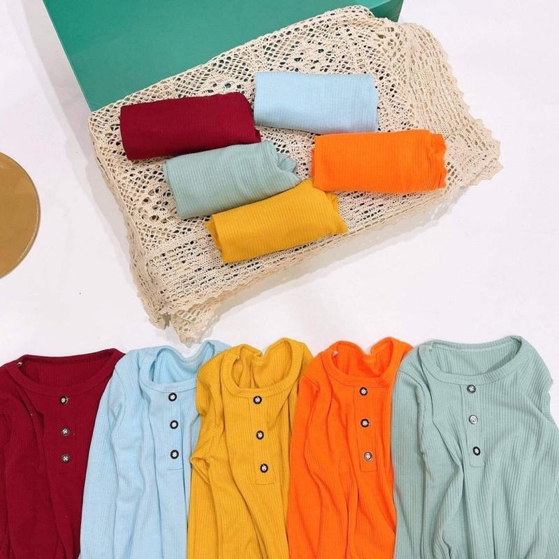 BỘ DÀI TAY LEN TĂM CỔ 3 PHÂN QUATE03 CHO BÉ TRAI/GÁI