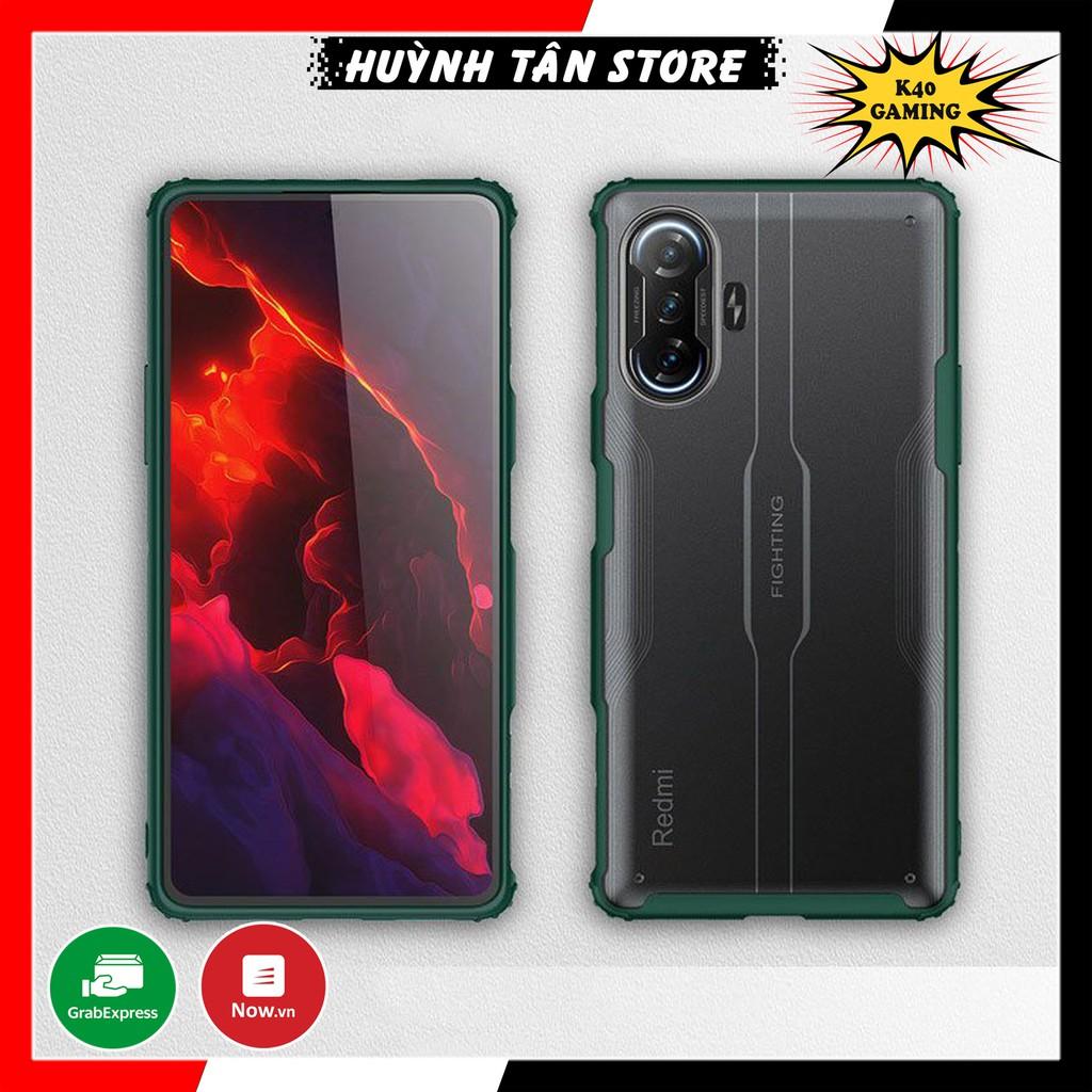 Ốp lưng redmi k40 gaming chống sốc bảo vệ camera chống vân tay nhám viền màu ver 2 phụ kiện huỳnh tân store
