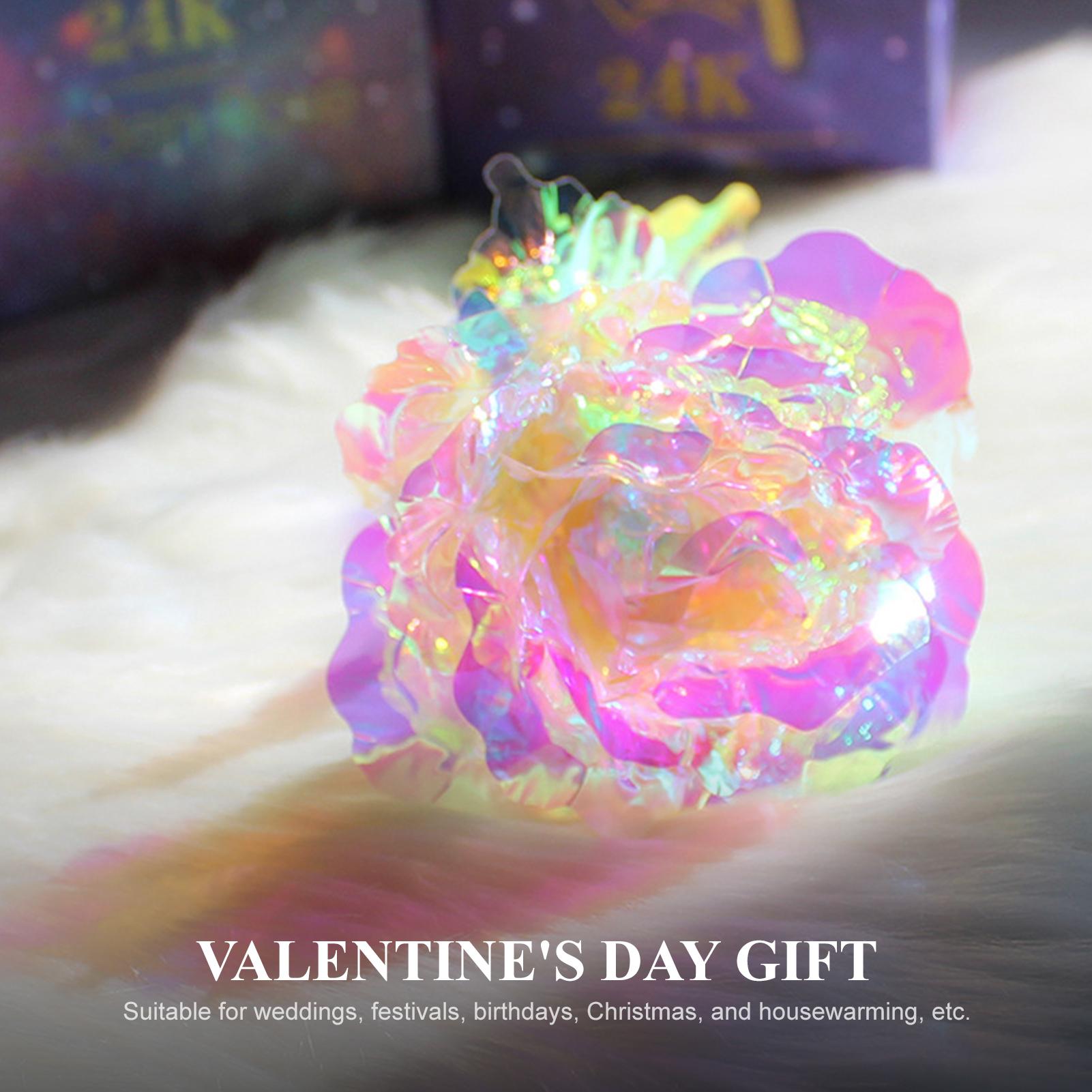 Hoa hồng nhân tạo màu sắc óng ánh thiết kế độc đáo