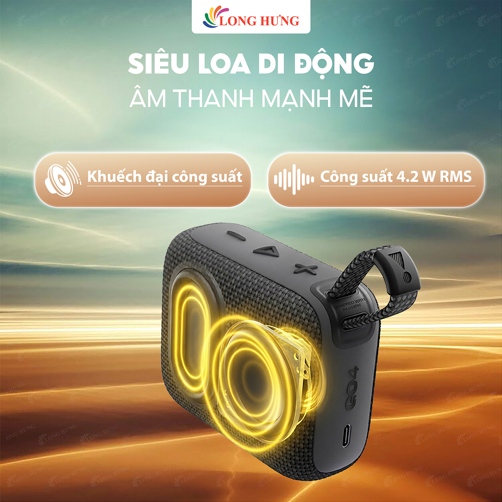 Loa Bluetooth JBL Go 4 JBLGO4 - Hàng chính hãng