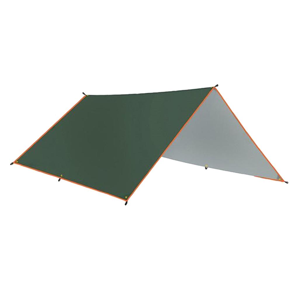 4x3m 3x3m Awning Waterproof Tarp Tent Shade Ultralight Garden Patio Canopy Sunshade Outdoor Camping Hammock Rain Fly Beach Sun Shelter