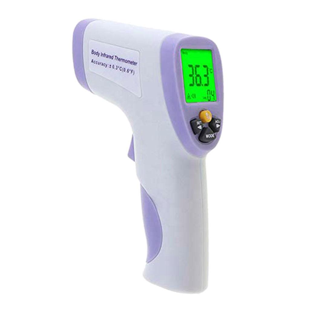 Multifunction Non Contact Forehead and Ear Digital Body Thermometer -White