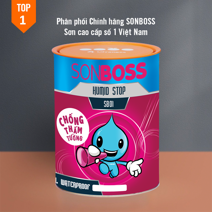 Sơn chống thấm tường đa sắc SONBOSS SB01