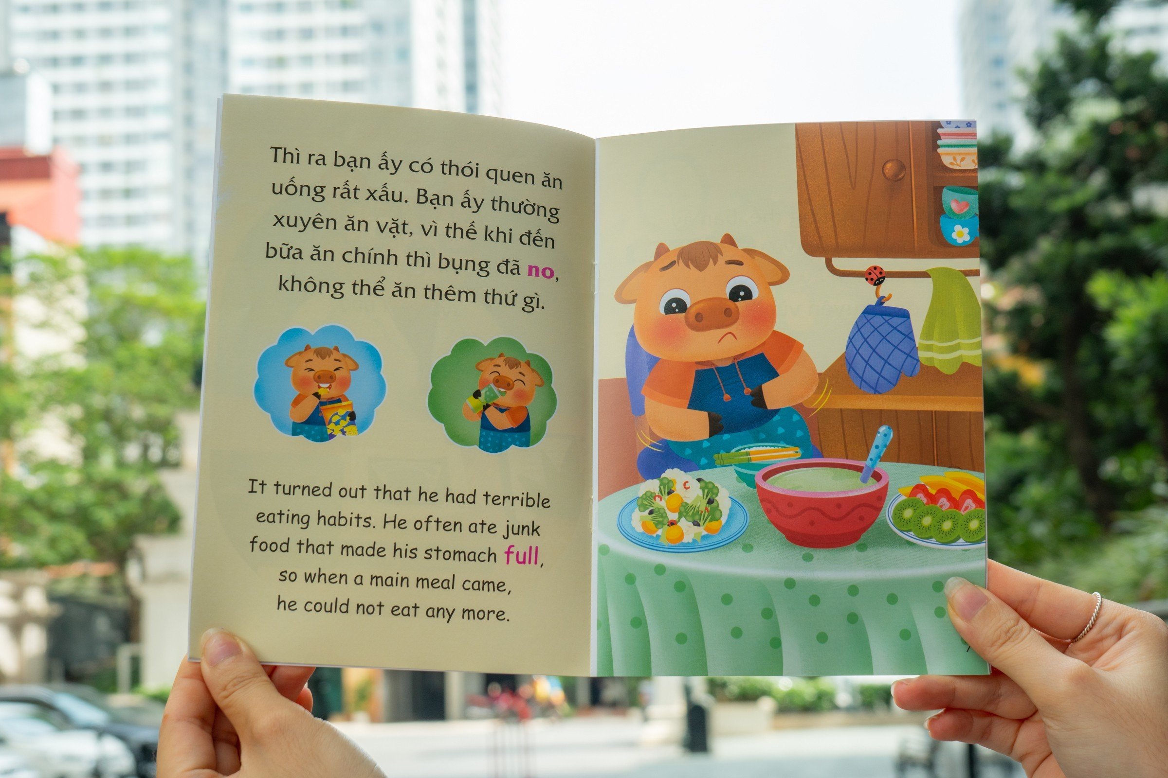 Sách - Combo : Truyện tranh song ngữ Việt-Anh cho bé - Dạy trẻ nề nếp, chăm ngoan dành cho bé 3-9 tuổi