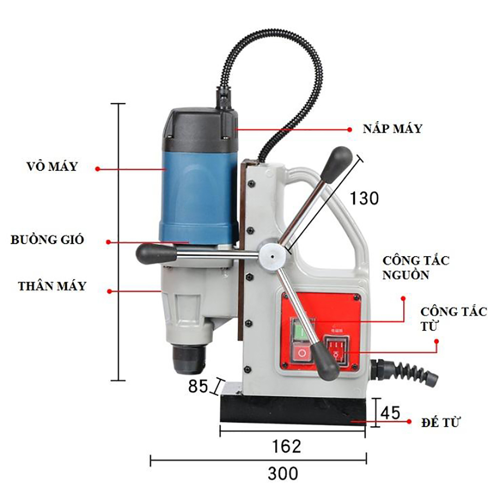 Máy khoan từ Dongcheng DJC30