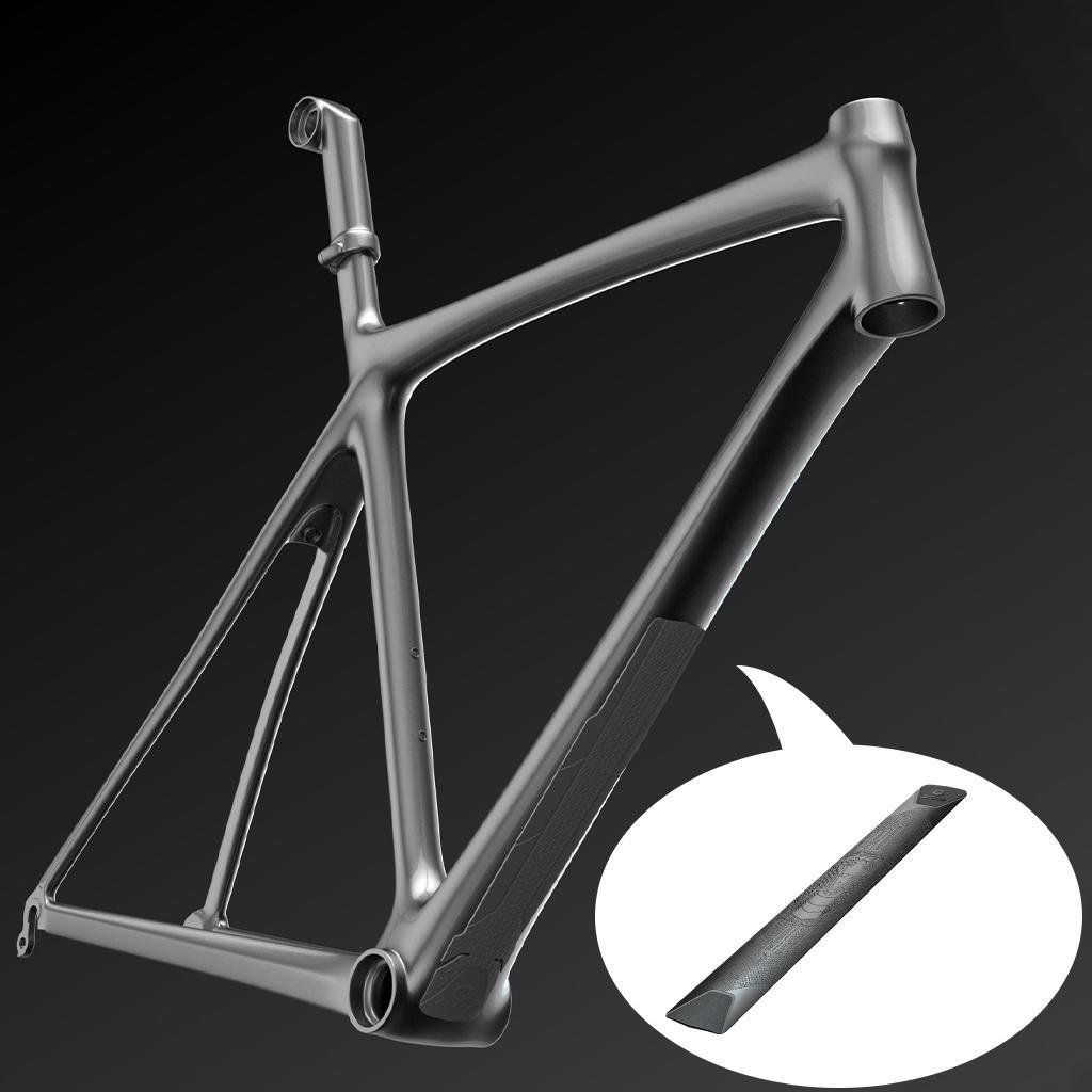 Bike Chainstay Road   Cycle  Guard Protector black