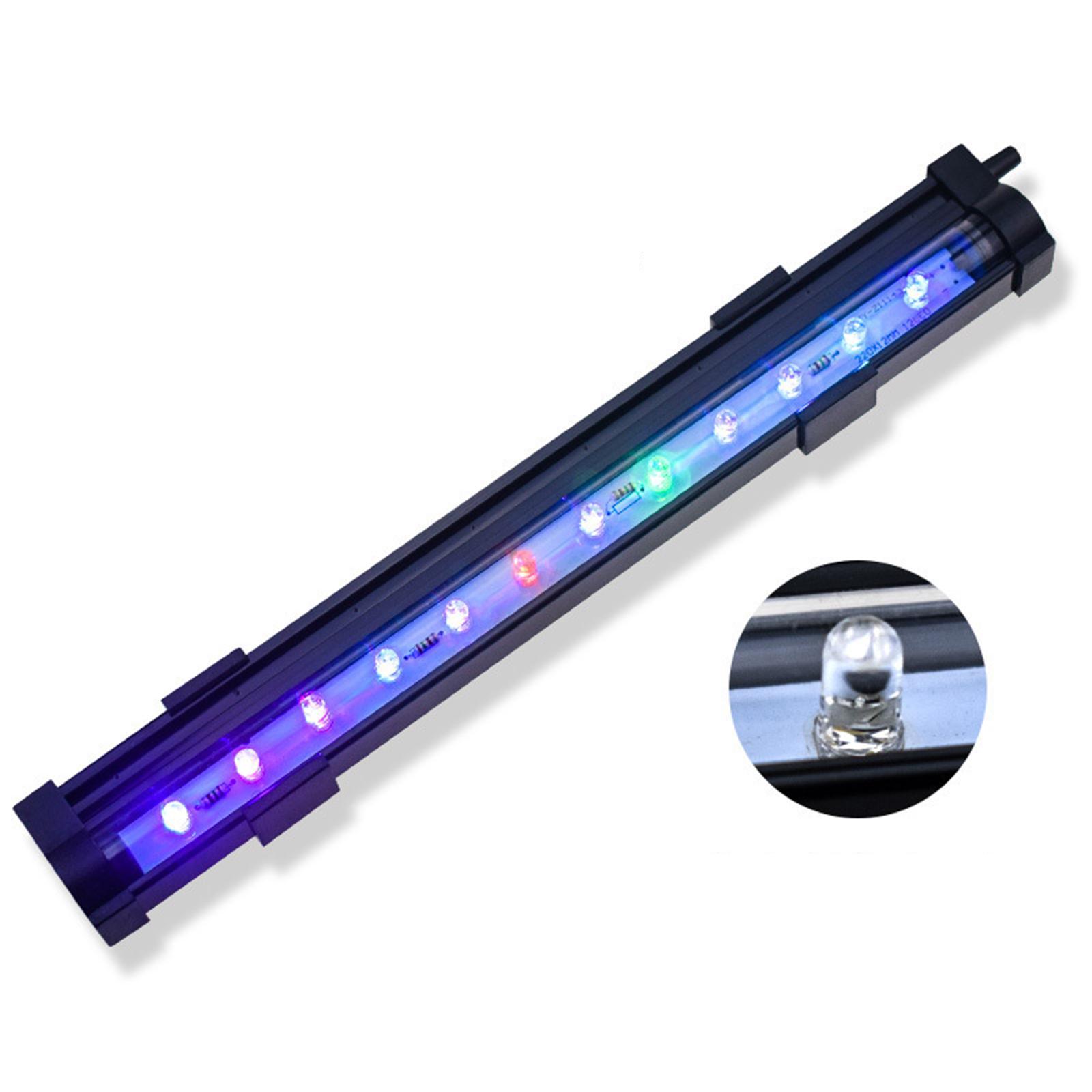 LED Aquarium Light Fish Tank Lamp Submersible Underwater Light Waterproof