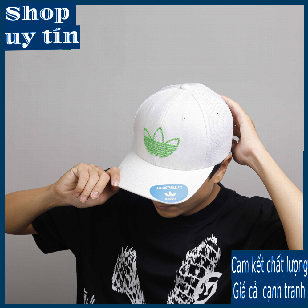 Freeship - MŨ/NÓN KẾT LƯỠI TRAI PHỐI LƯỚI BÍT ĐUÔI LOGO BA CHIẾC LÁ THÊU THỜI TRANG NAM NỮ CÁ TÍNH CAO CẤP, ĐẸP_ nhiều màu