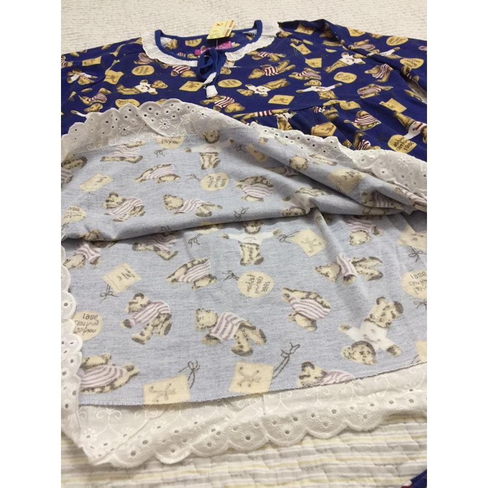 Bộ bầu  dài tay mặc nhà