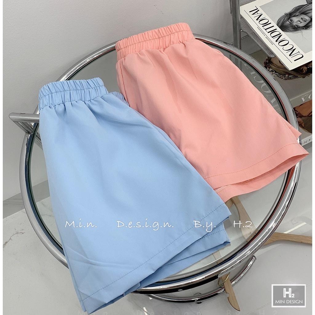 Bộ Áo Babydoll Voan Kính Cổ Vuông Cộc Tay 2 Lớp Kèm Quần Đùi