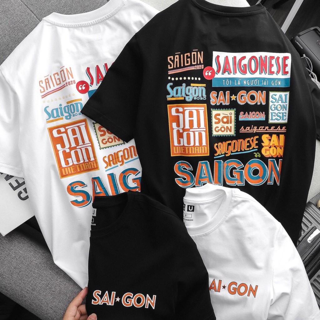 Áo thun saigonese tay lỡ unisex