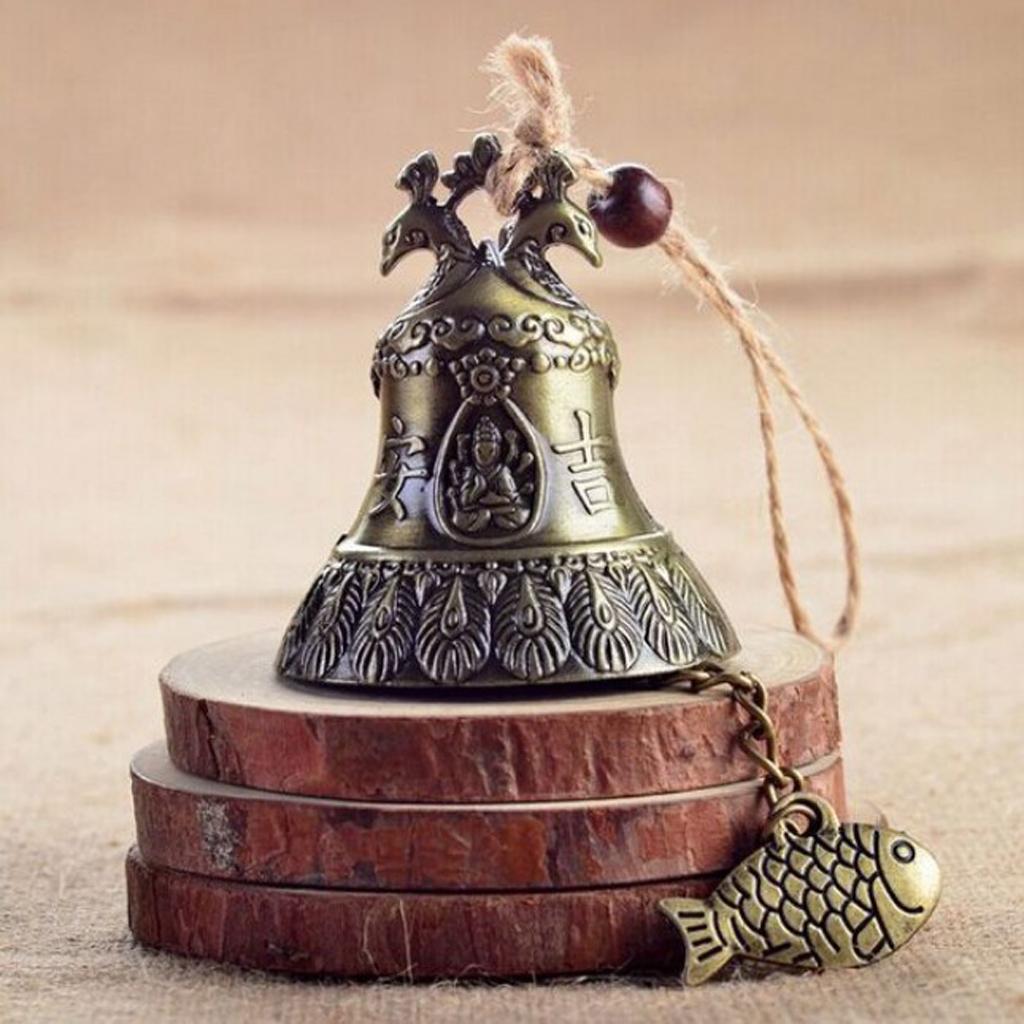 4X Lovely Metal Bells Wind Chime Outdoor Garden Hanging Ornament