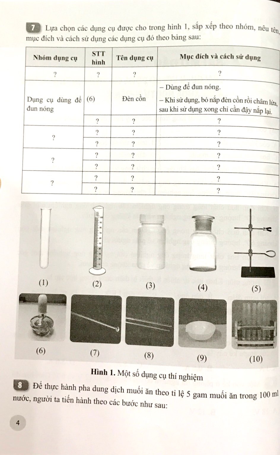 Bài Tập Khoa Học Tự Nhiên Lớp 8 - Bộ Cánh Diều