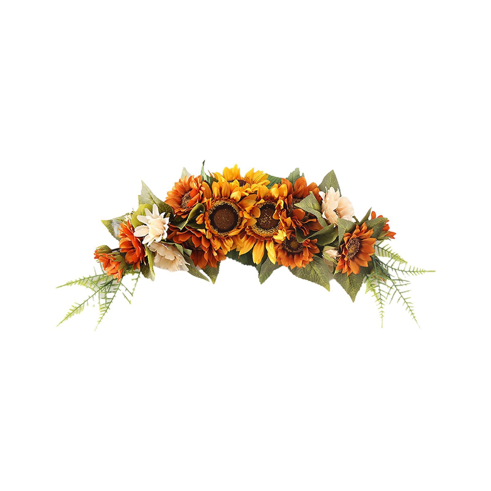 Wedding Arch Flowers Creative Garland Rustic Floral Swag for Home Bar Decor