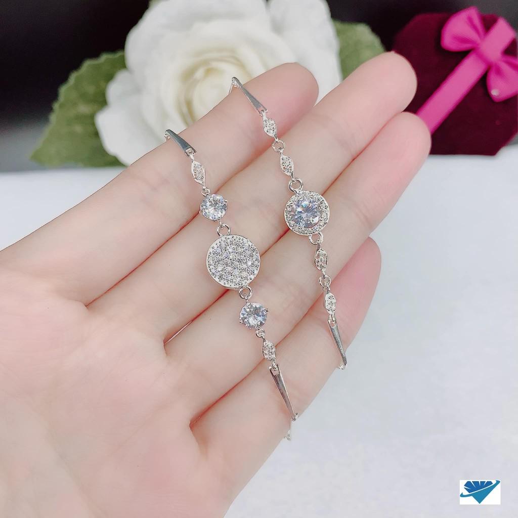 Lắc tay nữ hình chiếc nơ chất liệu bằng bạc s925 MS0811