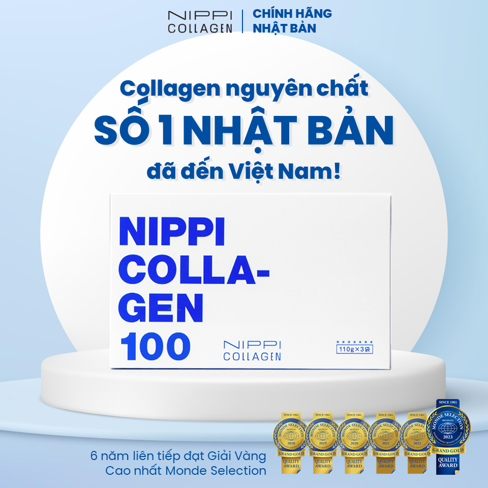 NIPPI Collagen 100 nguyên chất 100% peptide