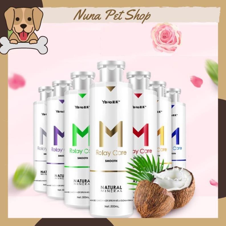 Sữa tắm cao cấp cho chó mèo Yaho M Rolay Care 500ml