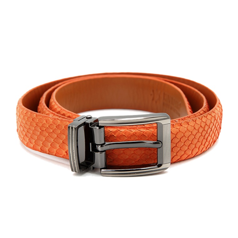 Thắt Lưng Nữ Da Trăn Huy Hoàng HT5317 - Cam