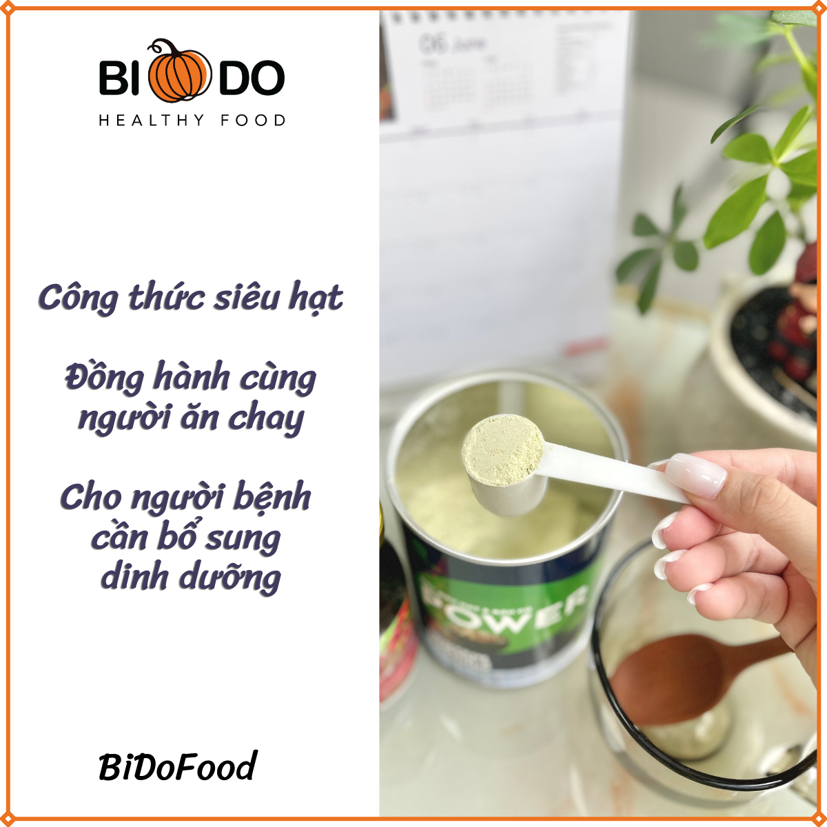 Bột Đậu Power Ngũ Cốc Dinh Dưỡng 420g - BiDoFood - Bổ Sung Vitamin Tổng Hợp