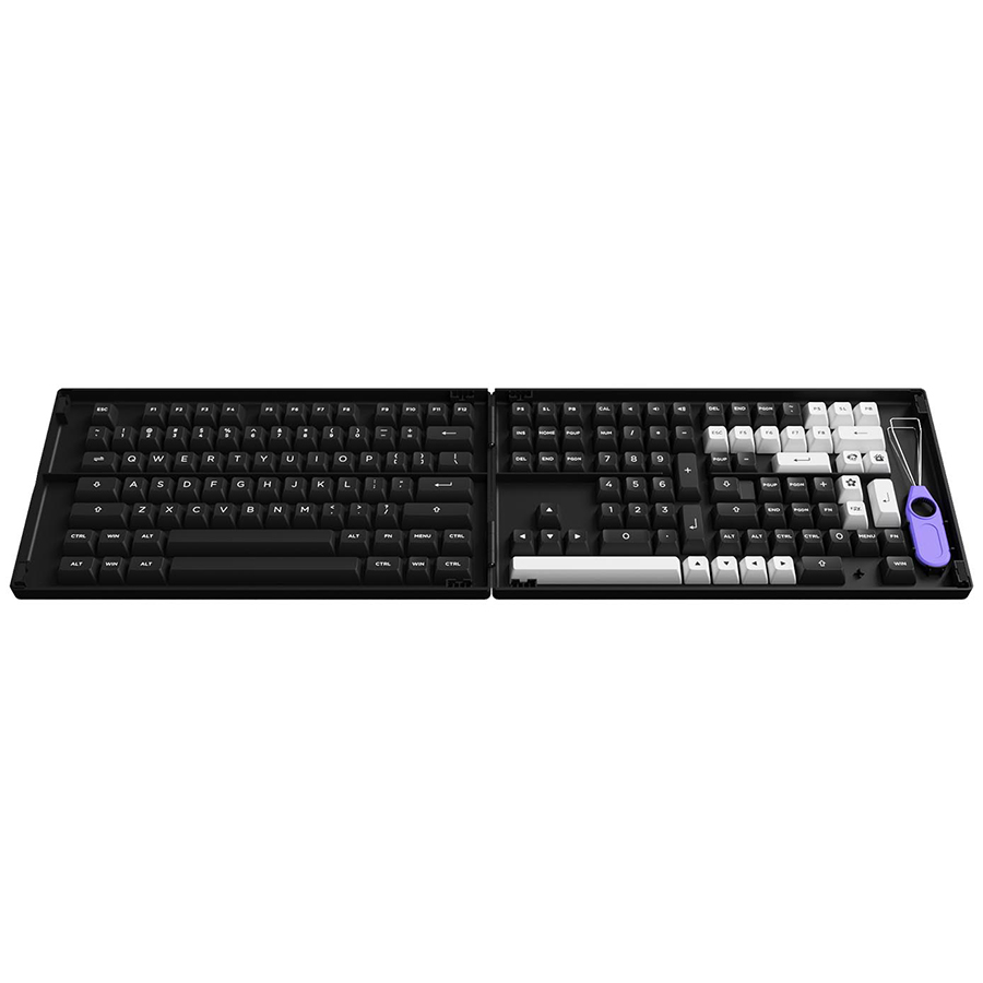 Nút Bàn Phím Cơ AKKO Keycap Set - White On Black - Hàng Chính Hãng