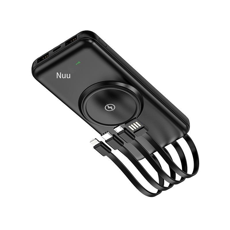 Kho báu dòng sạc khép kín theo phong cách mới nhất 20000 mAh màn hình kỹ thuật số gương di động sạc nhanh nguồn điện di động logo mẫu