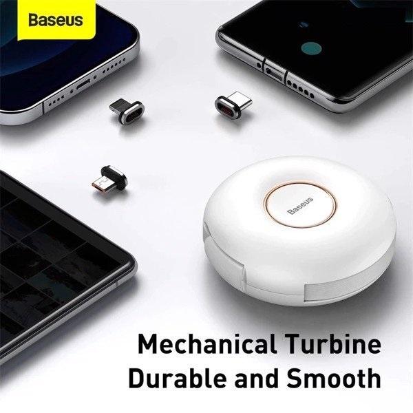 Cáp sạc 3 đầu từ tính Baseus Zinc Magnetic One-for-three Safe Fast Charging - Hàng chính hãng