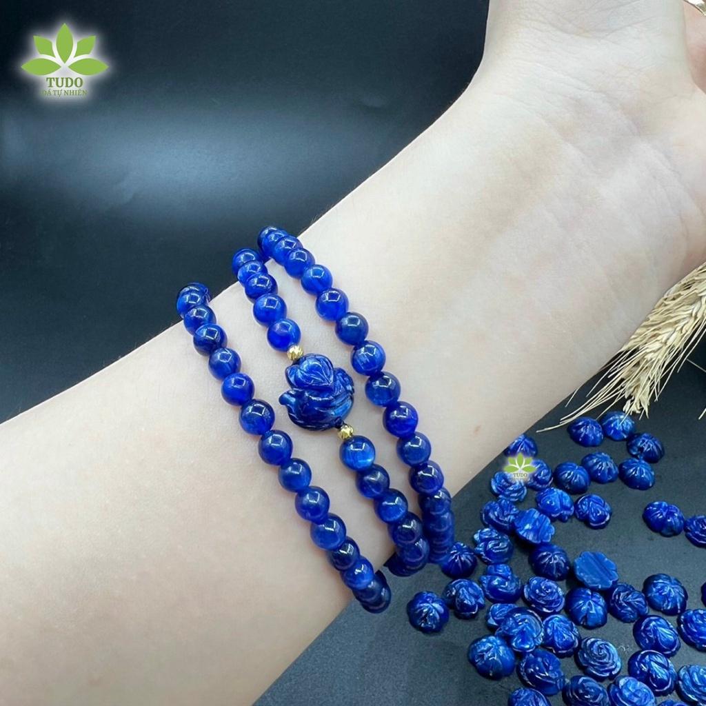 Vòng Tay Nữ Đẹp - Vòng Phong Thủy Mệnh Thủy, Mộc TUDO VCVKYAN B34K1460 AU10K Charm Hồ Ly - Tình Duyên