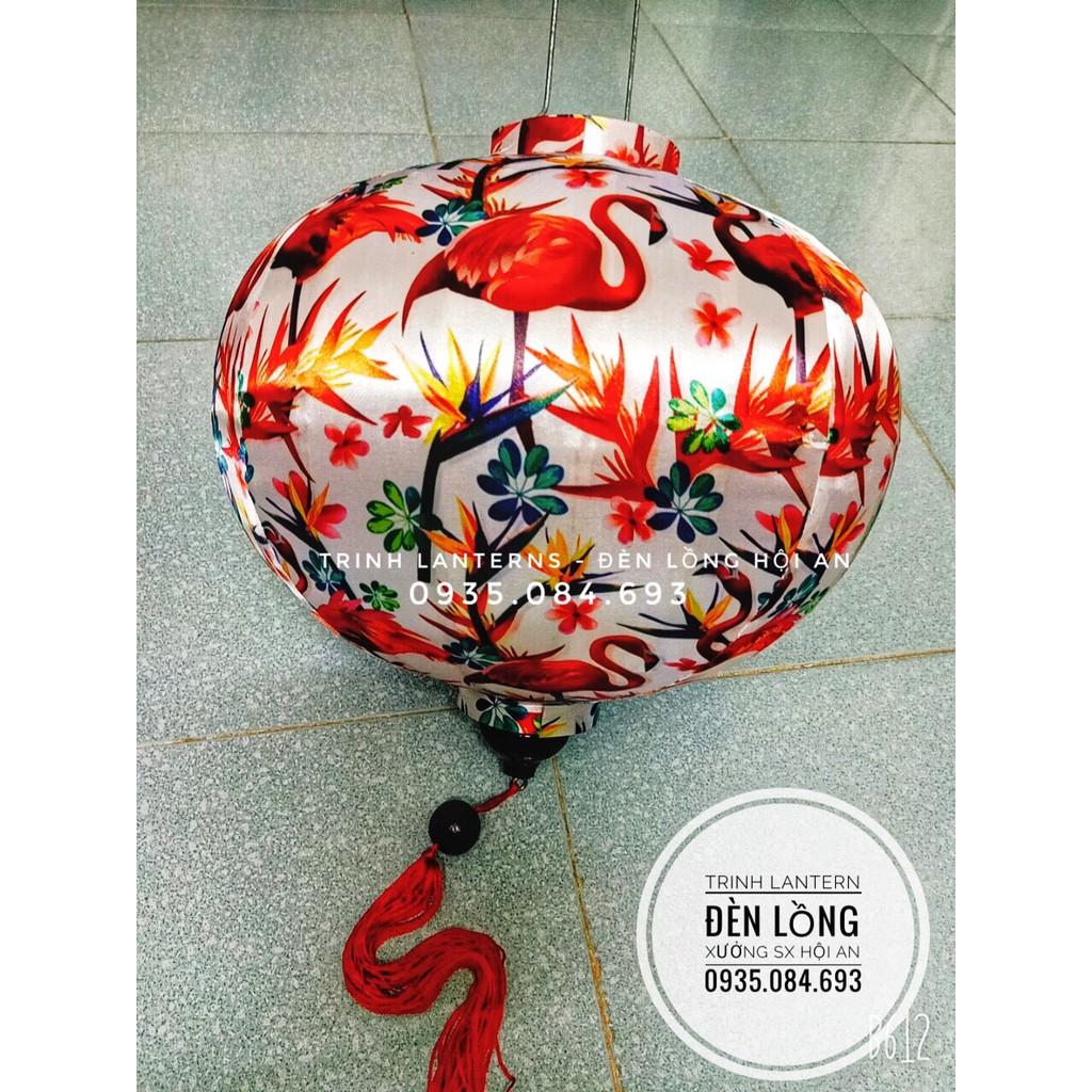 Đèn Lồng Hội An ️ Phi Họa Tiết 3D Cực Bền ️ Size 60CM/ 45CM. Tròn, Tỏi
