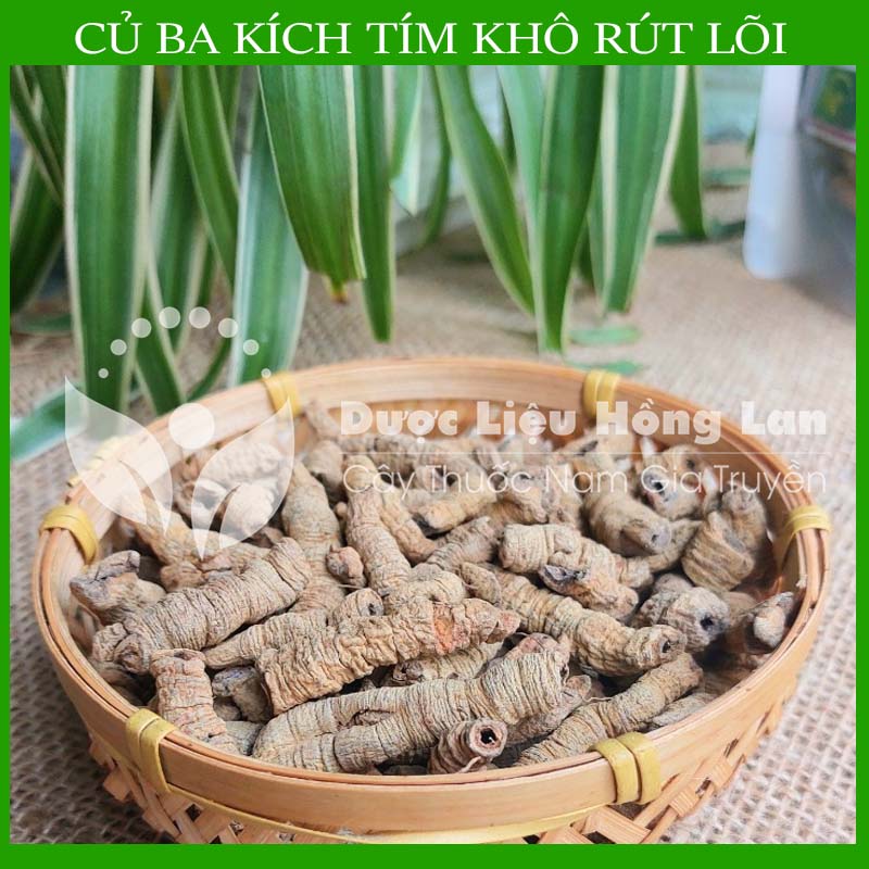 1kg Củ Ba Kích Tím khô sạch đã rút lõi