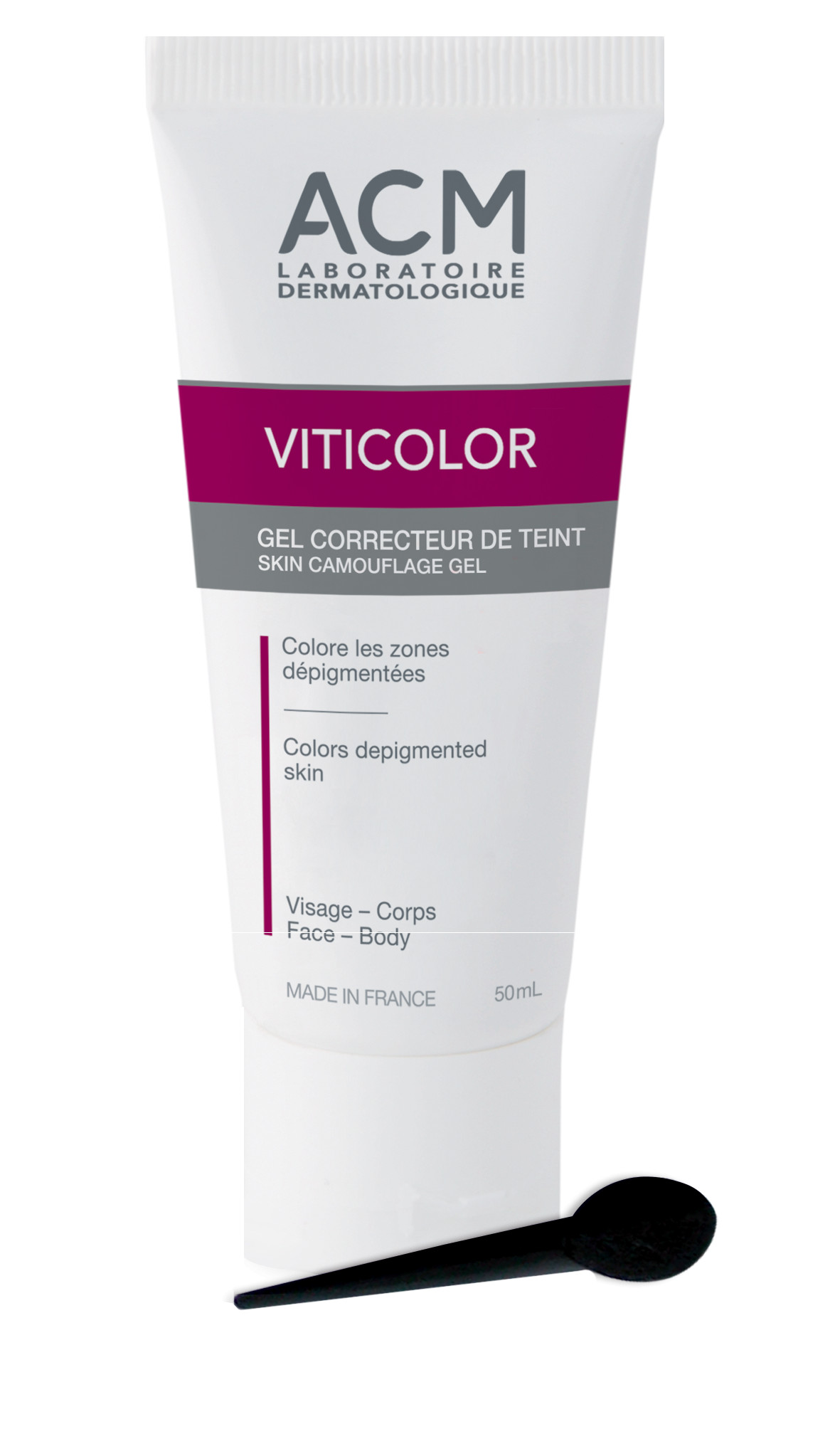 Gel che khuyết điểm chàm, bạch biến Viticolor Skin Camouflage Gel 50ml