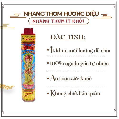 Nhang Thơm Nhẹ Nhàng Ít Khói Quan Âm Phổ Độ Thiên Lộc An Toàn Cho Sức Khỏe - 4 Tấc Bó Nhỏ 250 Nén
