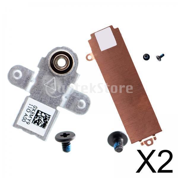 2280 M.2 SSD Heatsink Cover w/ Bracket Holders for Dell G15 5510 5511 Series