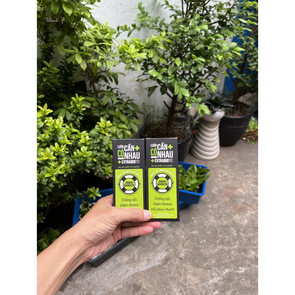 Zero Shock – Chống sốc và giảm Stress cá cảnh- 4 gói 10ML/HỘP