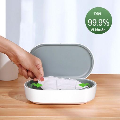 Hộp khử khuẩn đa năng UV Ozone kiêm sạc nhanh không dây 10W