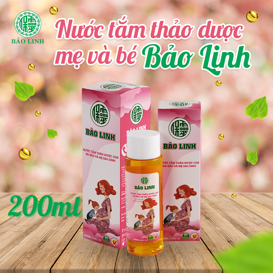 DUNG DỊCH NƯỚC TẮM THẢO DƯỢC CHO MẸ BẦU 200ML - HÀNG CHÍNH HÃNG