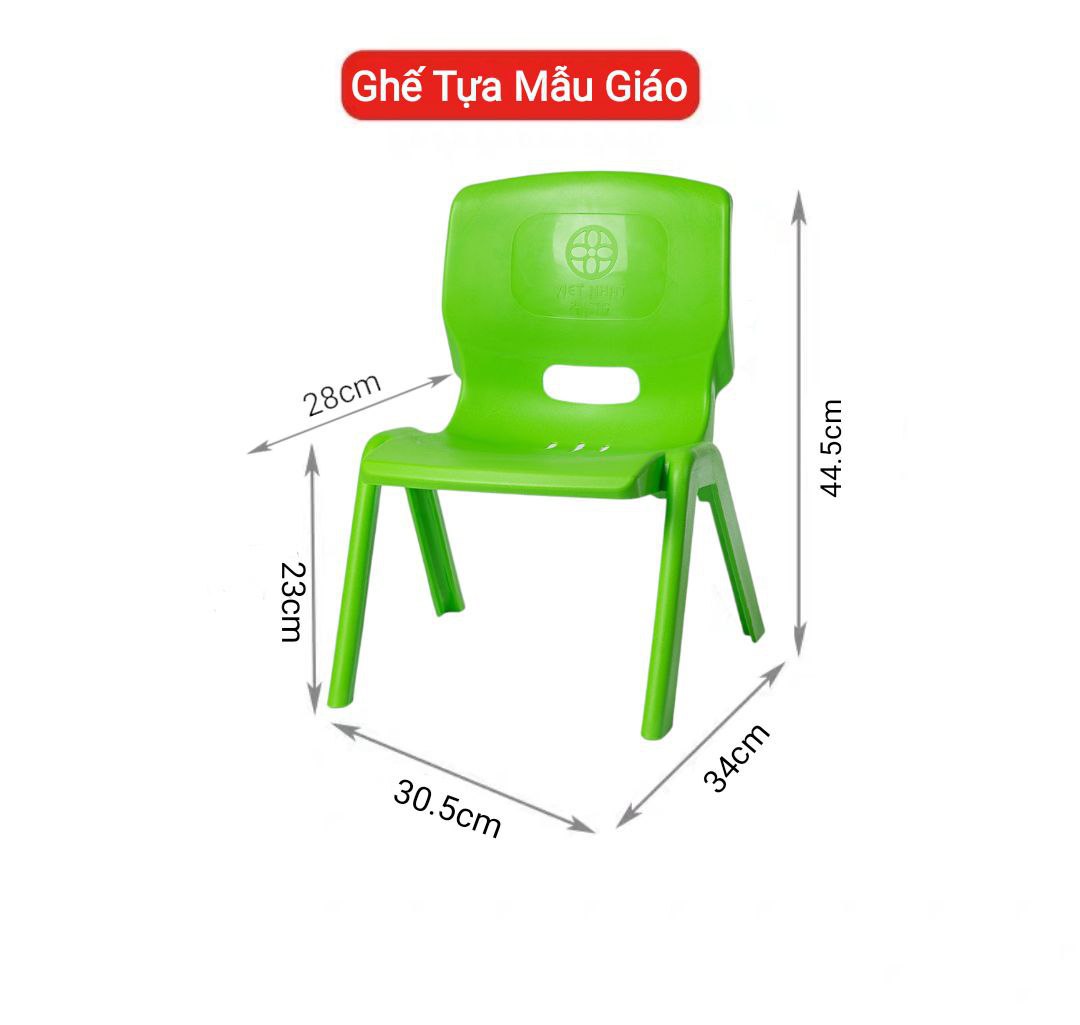 GHẾ TỰA MẪU GIÁO CAO CẤP - GHẾ TỰA CHẮC CHẮN - AN TOÀN - TIỆN LỢI