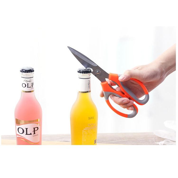 Kéo Nhà Bếp Đa Năng K-024 Màu Cam 5 Trong 1