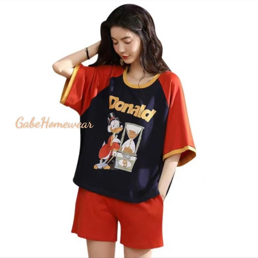 SÉT BỘ THUN SHORT NGƯỜI LỚN VỊT DONAL