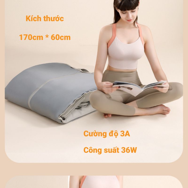 Đệm Mát Xa Toàn Thân, Nệm Mat Xa Tại Nhà Cao Cấp, Thảm Đệm Massage Thế Hệ Mới Có 20 Đầu MatXa Hỗ Trợ Các Vấn Đề Đau Nhức Toàn Thân