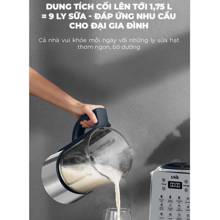 Máy Làm Sữa Hạt Unie V9s Pro 2024, 1.75Lit - 1800w, Động Cơ Êm Hơn Bền Bỉ Hơn, hàng chính hãng