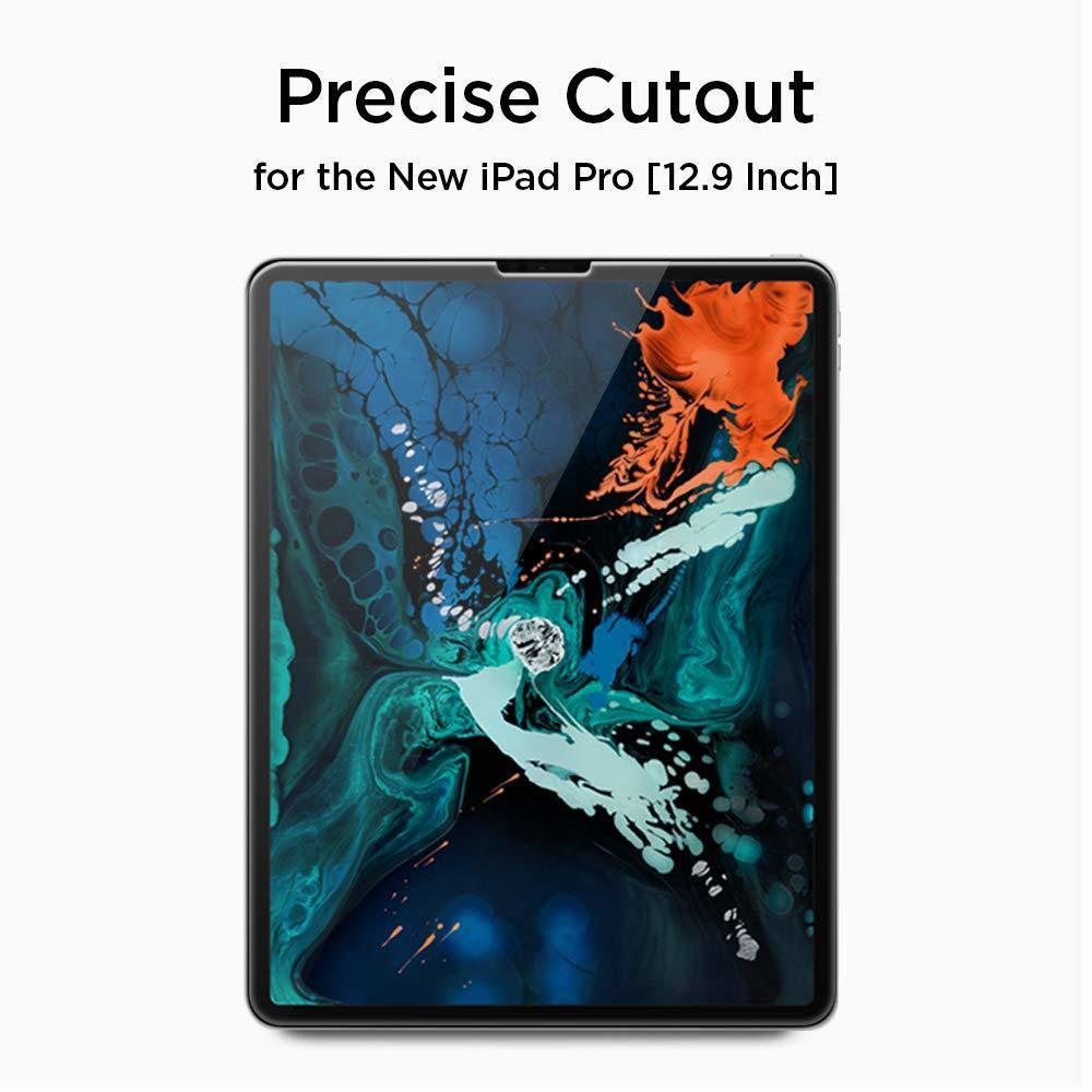 Miếng dán kính cường lực cho iPad Pro 12.9 inch (2018) Spigen Glas.tR SLIM - hàng chính hãng