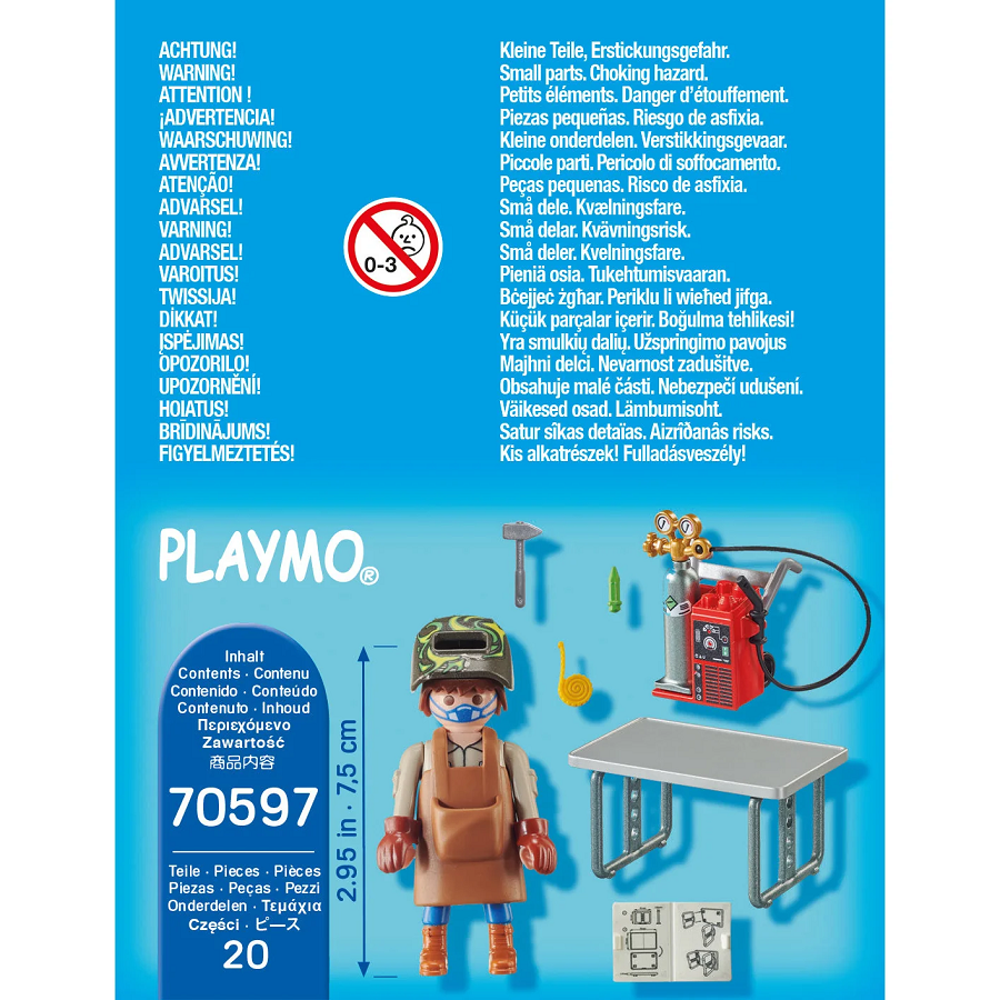 Đồ chơi mô hình Playmobil - Nhân vật Thợ hàn