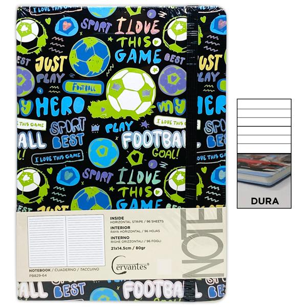 Sổ Ghi Chú Freestyle A5 - Kẻ Ngang - 192 Trang 80gsm - Cervantes PB829-64 - Mẫu 1