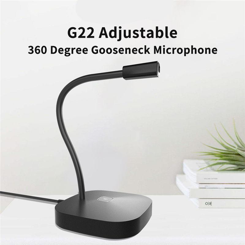 Micrô ngưng tụ microfono có thể điều chỉnh có dây USB cho máy tính PC YouTube Podcast Micro Màu sắc: Trắng