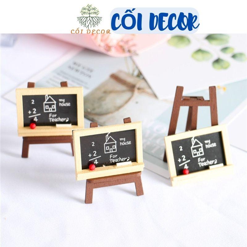 Trang trí Decor nhà cửa- Bảng viết mini trang trí bàn làm việc, bàn học, nhà búp bê