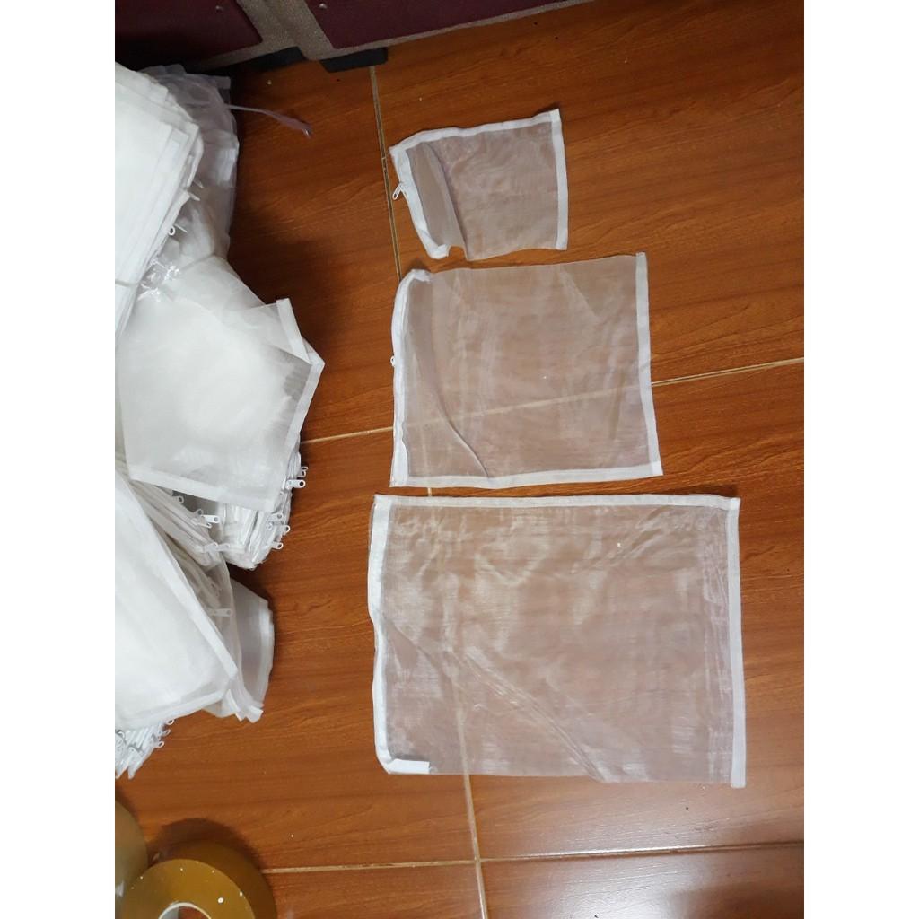 Túi đựng purigen có khóa- Túi đựng vật liệu lọc lưới nano