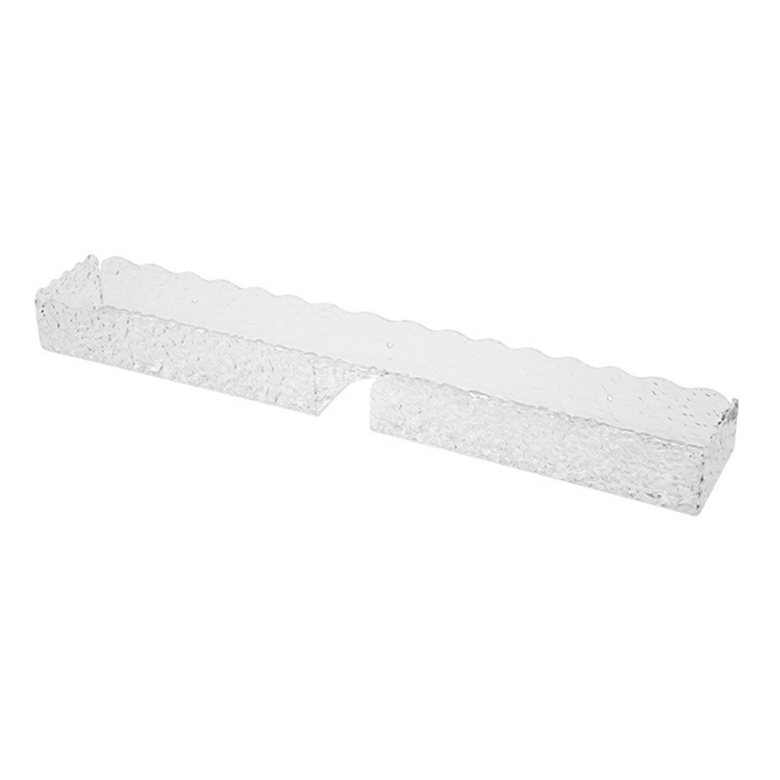 Shower Rack RV Dorm Living Shampoo Cosmetic Holder Acrylic Shower Shelf