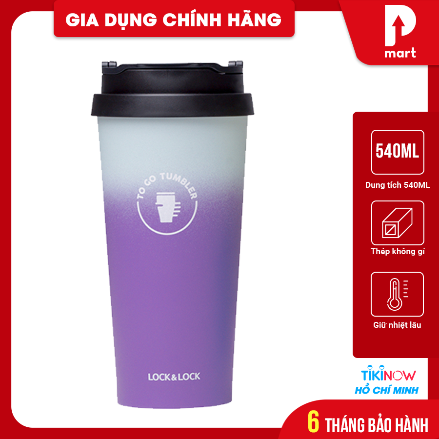 Bình Giữ Nhiệt Lock&amp;Lock Two-Tone Clip Tumbler LHC4151VOL 540ml - Màu