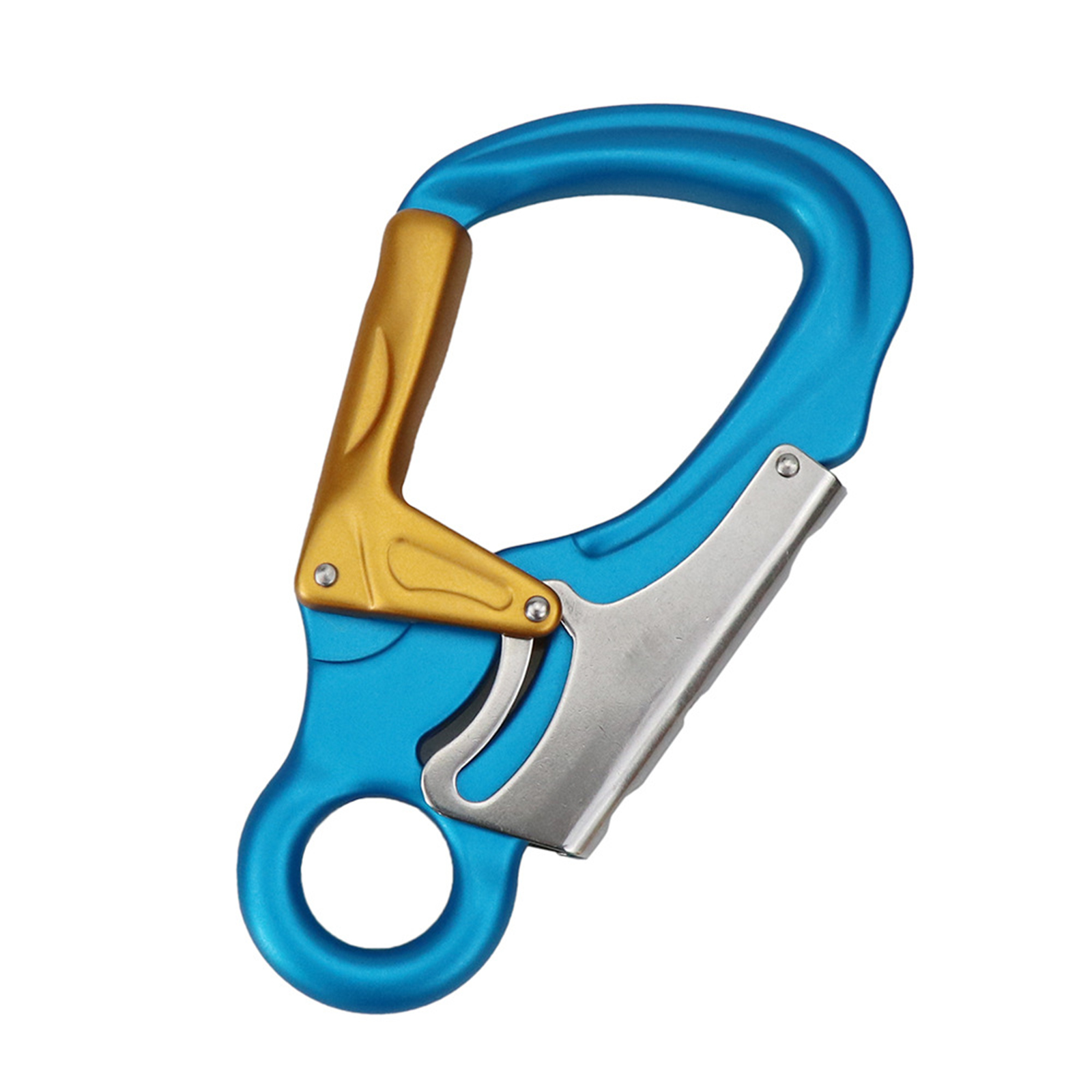 Móc Khóa Công Cụ Leo Núi Ngoài Trời 35KN Carabiner Hạng Nặng Với Hệ Thống Tác Động Kép